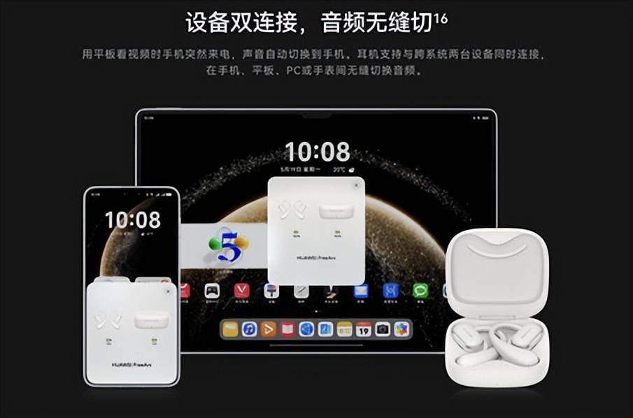 预订稳固与舒适体验实力“稳稳开挂”华为FreeArc 耳挂耳机开启(图2)