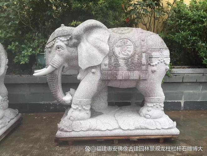 口摆放石雕大象的注意事项石雕大象风水解读：大门(图3)